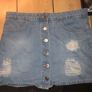 Jean skirt